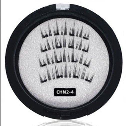 Both pairs of magnetic lashes in the storage case