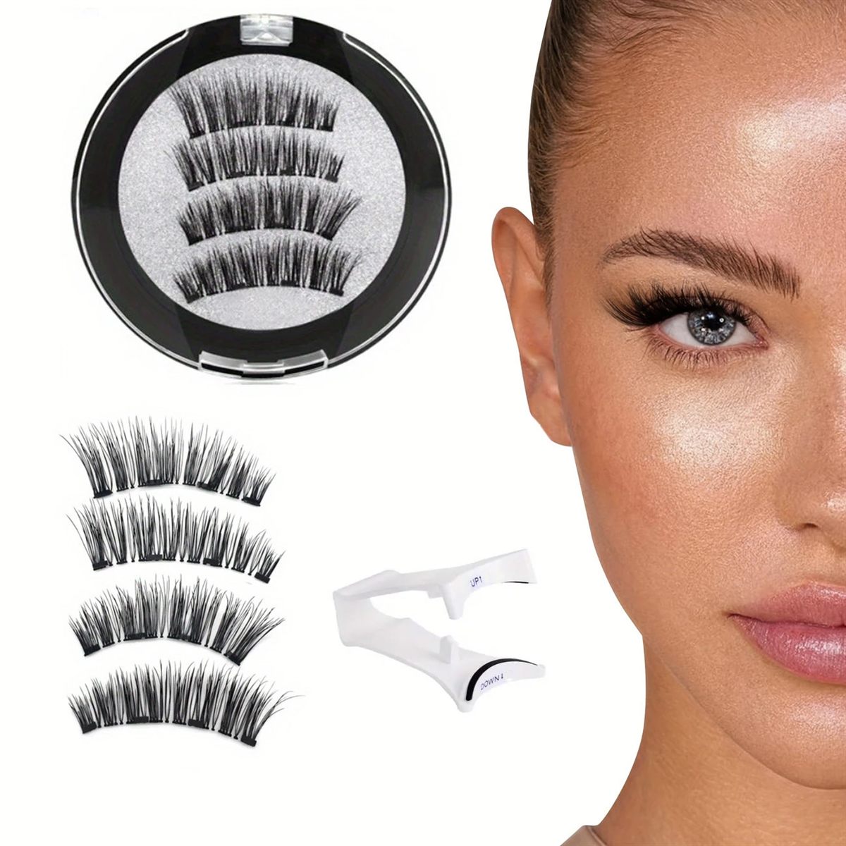 Avenor magnetic lashes with the magnetic applicator